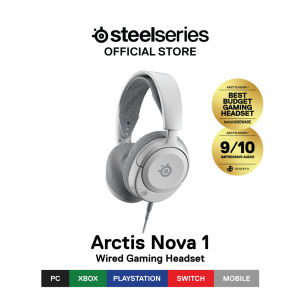 Arctis Nova 1 Multi-Platform Premium Wired Gaming Headset ClearCast Gen 2 Mic - (White) 61607