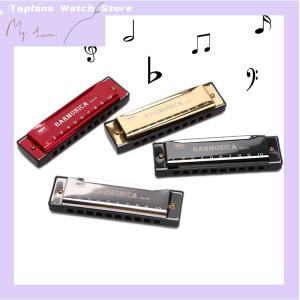 [Toplans]💖[HOT SALE]🎈🎈 หีบเพลงปาก10หลุมเครื่องดนตรีสำหรับผู้เริ่มต้นสอน