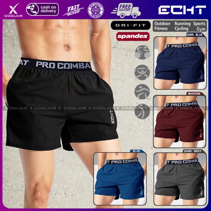 ECHT Men Summer Beach GYM Fitness Shorts Running Quick