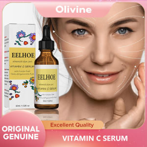 EELHOE Vitamin C Essence Desalination Fine Grain Moisturizing and Skin Sparkle Moisturizing Whitening Facial Serum Liquid Remove Dark Spot Improve Roughness Smooth Rejuvenation Moisturizing Whitening Glowing Skin Serum