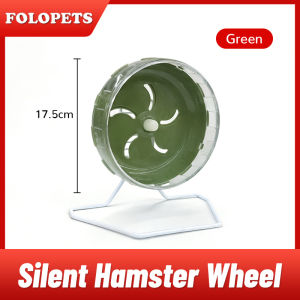 FOLOPETS Hamster Wheel Silent Running Wheel Hamsters Ultra Quiet Hanging Exercise Wheel With Bracket Small Pet Toys