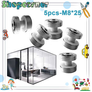 Isi 5 Baut Penjepit Kaca Tiang Railing Jepitan Kaca Stainless Baut Kaca Set Stainless M8*25