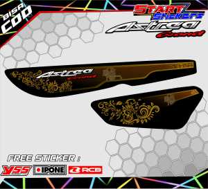 STRIPING VARIASI MOTOR ASTREA GRAND / STIKER LIST MOTOR ASTREA GRAND