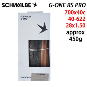 SCHWALBE G-ONE RS 700x35C/40C/45C Bicycle Tire Brown Tubeless Folding Tire for XC Gravel Travel Touring Bike Cycling Tire Parts