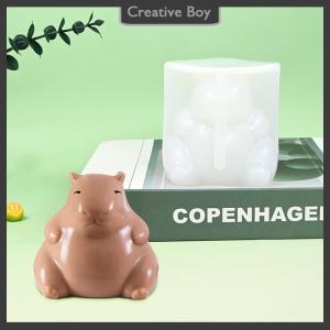 [Creative] Cute Capybara Silicone Mold Cartoon Animal Milk Jelly Pudding Silicone Mould Home Kitchen Baking Accessories Party Restaurant