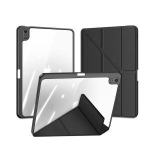 DUX DUCIS for iPad 11 A16 / iPad 10 2022 Case with Pencil Holder Detachable Back Cover of Clear Hard Shell Auto Sleep/Wake Multiple Stand Angles and Buffer Design Drop Protection Cover