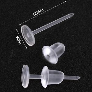 50Pcs/25 Pair Anti Allergy Ear Protector Ear Anti-Blocking Invisible Ear Sticks Ear Studs
