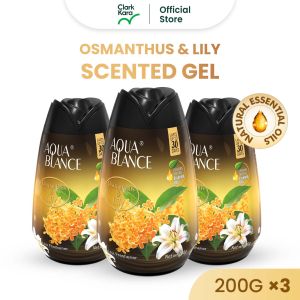 [Value Pack] AQUABLANCE 200g Scented Gel Air Fresheners | Natural Essential Oils | Long-Lasting Home Fragrance