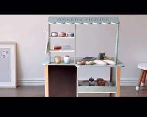 Atoys 🤍 Bakery House (ร้านขายขนมปัง) เซ็ตใหญ่ 🥯 ของเล่นไม้ ร้านขายของไม้ ของเล่นบทบาทสมมติ