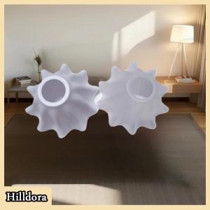 [Hilldora] 1pcs DIY tường đêm nhà hàng đèn chùm thay thế E27 nhựa chuông phong lan Chụp đèn treo đèn phụ kiện Bảng các bộ phận