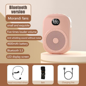 Malay Spot Goods K800 Wireless Mic & Speaker Portable Voice Amplifier Bluetooth Speaker Microphone Teacher