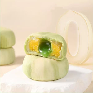 Bánh Mochi Matcha Đậu Xanh Không Đường Mềm Dẻo Thơm Ngon Phù Hợp Với Mọi Người