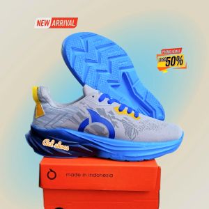 Sepatu Ortus Hyperblast Model Baru Sepatu Lari Jogging Pria Bonus Kaos Kaki Sneakers Olahraga Cowok Ringan Dan Nyaman Dipakai