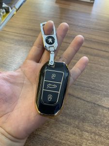 Ốp bảo vệ chìa khoá xe PEUGEOT 5008  chất liệu bằng chất liệu mạ TPU mềm