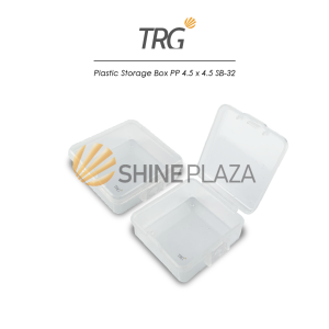 TRG Plastic Storage Box PP 4.5 x 4.5 SB-32 - Tempat Penyimpanan Kotak Plastik Kecil Serbaguna 45 x 45 cm TRG