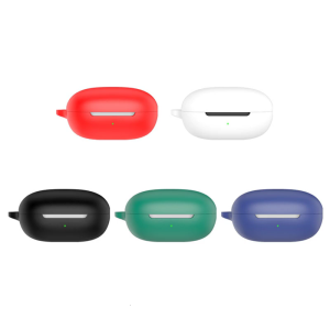 Soft Elasticity Silicone Cover for Buds QT43 Earbuds Case Shock Absorption and AntiDust Protections Port Easy Access