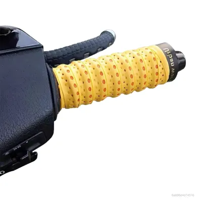 Universal Anti-Slip Soft Silicone Motorcycle Handlebar Grips - Waterproof Bike Bar Cover for Electric Scooter