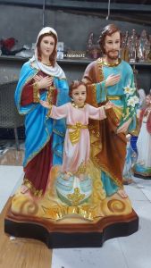 Tượng Gia Đình Thánh Gia 100cm sơn màu chất liệu nhựa composite - quà tặng gia đình công giáo