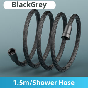 Bathroom Gray Shower Hose Large Flow And High Pressure 1.5m/2m Bathroom Handheld Durable Shower Head Accessories