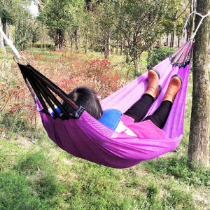 Ice silk Hammock 200KG Camping Hiking Duyan Outdoor Foldable Hammock Travel Hammock with Storage Bag