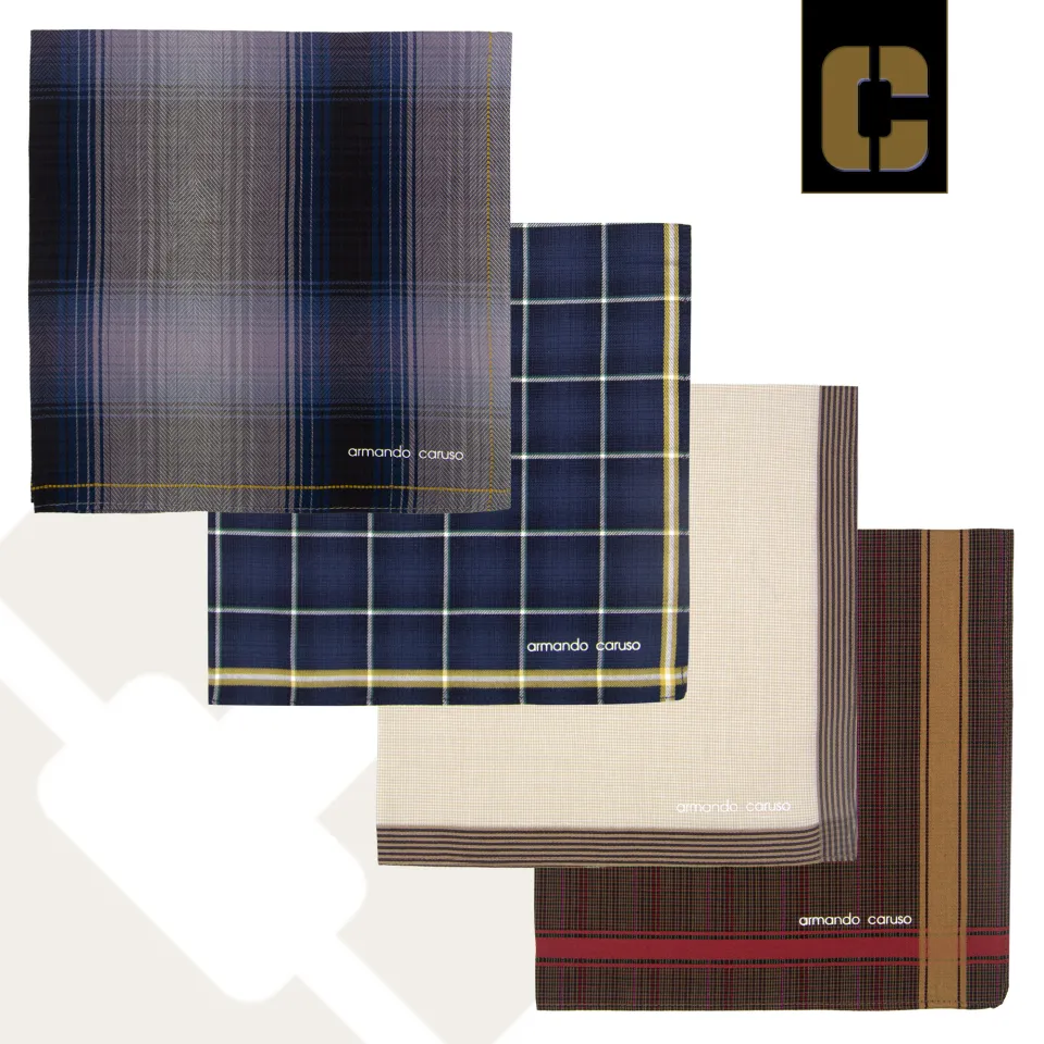 Armando Caruso Men s Woven Handkerchiefs 17.5