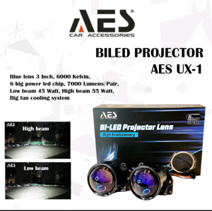 Biled 3.0 Inch AES UX1 55 W Original AES Garansi 2 Tahun