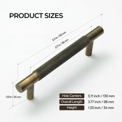 [SG] Solid Brass Handle Vintage Cabinet Pulls Retro Brass Drawer Handles Cabinet Knobs and Handles Home Hardware