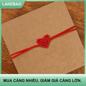【LAKEBAO】 2Pcs Valentine Của Ngày Hình Trái Tim Vòng Đeo Tay Cho Phụ Nữ Người Đàn Ông Handwoven Couple Người Bạn Tốt Nhất Dây Màu Đỏ Lãng Mạn Tình Yêu Vòng Đeo Tay Quà Tặng