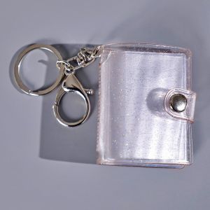 Móc khoá có album ảnh mini đựng ảnh 1 inch 2 inch bìa nhựa trong suốt dễ thương độc lạ để chìa khoá xe máy và in hình theo yêu cầu tại Tú Vy Studio