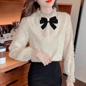 Hmeme เข็มกลัดโบว์กำมะหยี่สีดำแฟชั่นเนคไทไข่มุกสำหรับเสื้อผ้าผู้หญิงคอเสื้อตกแต่งแบบเรียบง่ายริบบิ้นผูกโบว์เครื่องประดับ