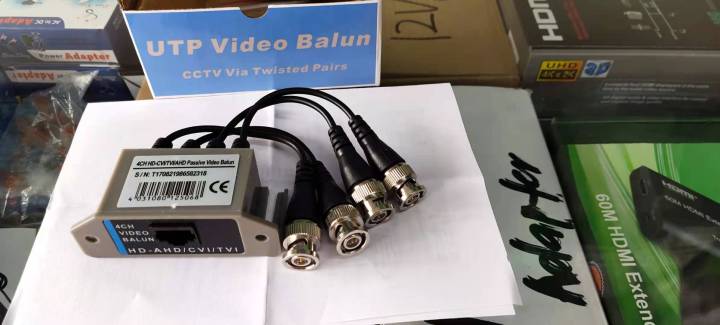 4ch passive utp sales video balun