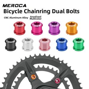 ADREE 5pcs Hợp nhôm 7075 Ốc vít gắn đĩa xích xe đạp địa hình MTB 129.5mm 9 màu sắc Bu lông tay quay Chất lượng cao Ốc vít bánh răng xích xe đạp Bộ trục khuỷu xe đạp phụ kiện xe đạp