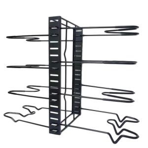 8 Layer Organizer Pot Rack Lid Holder Cookware Adjustable Heavy Duty Kitchenware Organizer Keimv