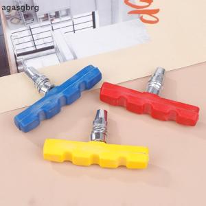 agasgbrg ผ้าเบรกจักรยาน1ชิ้นผ้าเบรกจักรยาน V-เบรคยางจักรยานถนนที่วางรองเท้าบล็อกขอบเบรกป้องกันความต้านทานอุปกรณ์จักรยาน