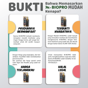 M BIOPRO - Herbal Non Obat Ginjal Batu Ginjal Gagal Ginjal Infeksi Ginjal Mbiopro