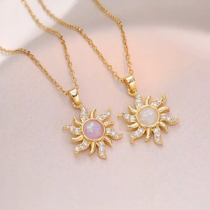 Tinh vi Zirconia Vòng cổ hoa Hoa Hiện Đại Vòng cổ Crafted từ dị ứng kháng thép cho các cuộc tụ họp