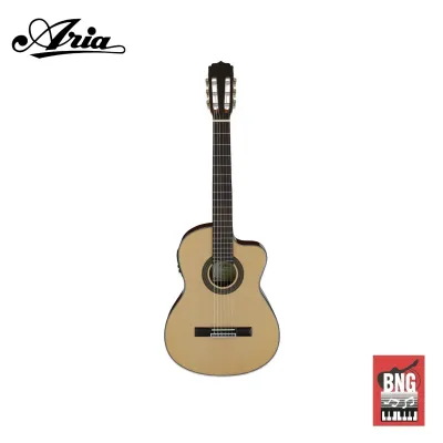 ARIA AK-30CETN กีตาร์คลาสสิคไฟฟ้า เสียงนุ่ม เล่นสบายมือ ไม้คุณภาพ Electric Classic Guitar