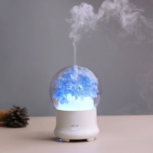 Máy Xông Khuếch Tán Phun Sương Tinh Dầu Tạo Độ Ẩm Làm Thoáng Không Khí Khử Mùi Hiệu Quả Hình Túc Cầu 100ml