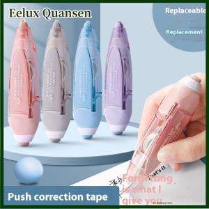 Eelux Đẩy loại trường sửa chữa băng có thể thay thế nạp trắng ra dễ dàng thay thế chỉnh sửa Băng văn phòng phẩm