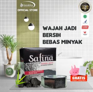 Sabun Safina Arang Aktif Angkat Minyak Berlebih Herbal Tazakka
