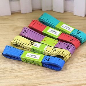 Thước Dây Đo 150cm Đầu Thép Đo Eo 3 Vòng Đo Chiều Cao Kiểm Tra Sức Khỏe A1048