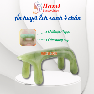 Dụng cụ ấn huyệt con ếch xanh 4 chân | Con Cưu ấn huyệt 4 chân giảm đau mỏi vai gáy lưng cho spa và cá