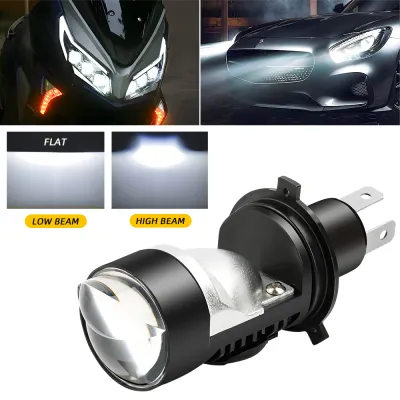 Premium Lampu Projector Bilens Utama LED H4 Biled 60W high low AC DC 12-80V Dengan Kipas Pendingin