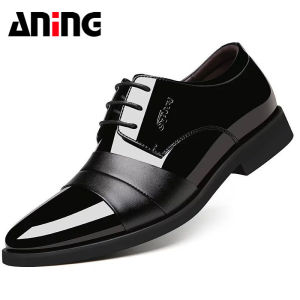 Sepatu Pria Casual Pantofel Formal Kerja Kulit   Model Shoes Cowok 8801