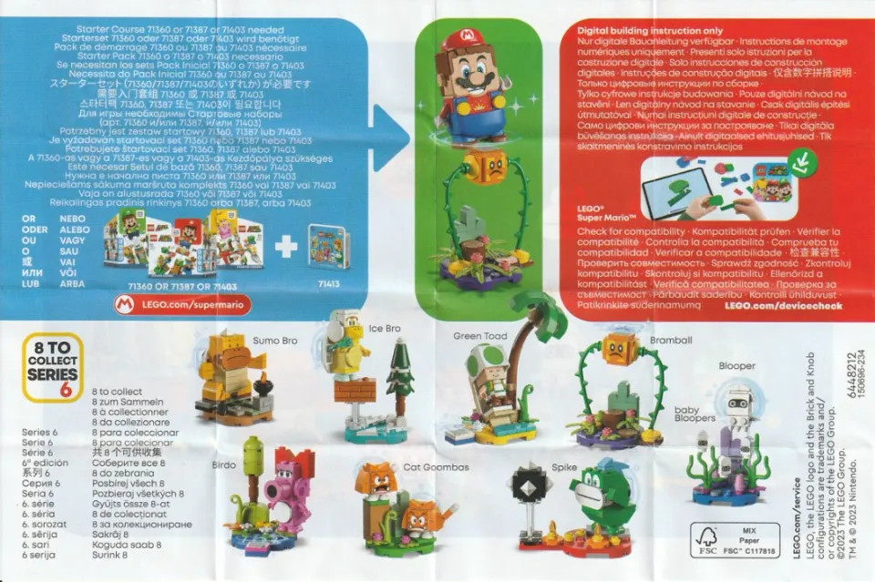 Character Packs – Series 6 71413, LEGO® Super Mario™