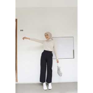 Celana Kulot Panjang Tali Big Size Bahan Super Adem