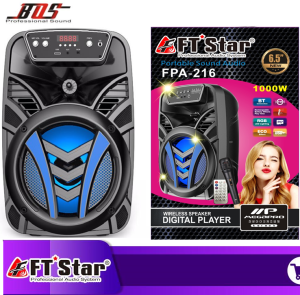 New Megapro FT-216 6.5 inch bluetooth speaker wireless player small high power mini portable subwoofer with free microphone