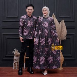 Batik Couple sepasang / Gamis Couple / Batik Sarimbit / Kemeja Batik Pria / Kebaya Batik Wanita JUMBO Terbaru Terlaris Termurah