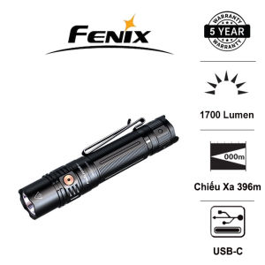 Đèn pin FENIX PD36R v2.0 độ sáng 1700lm chiếu xa 396m sạc USB C pin 21700 5000mAh kèm theo