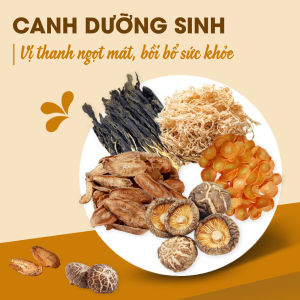 Canh lê khô dừa biển set canh dưỡng sinh nhuận phế gói canh phù hợp mọi lứa tuổi - Lãn Ông